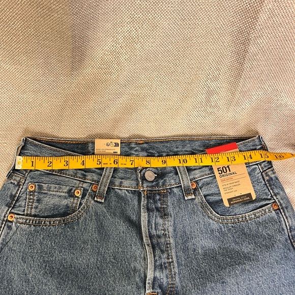 Levi's Denim Jeans with Button Fly - Picture 7 of 9